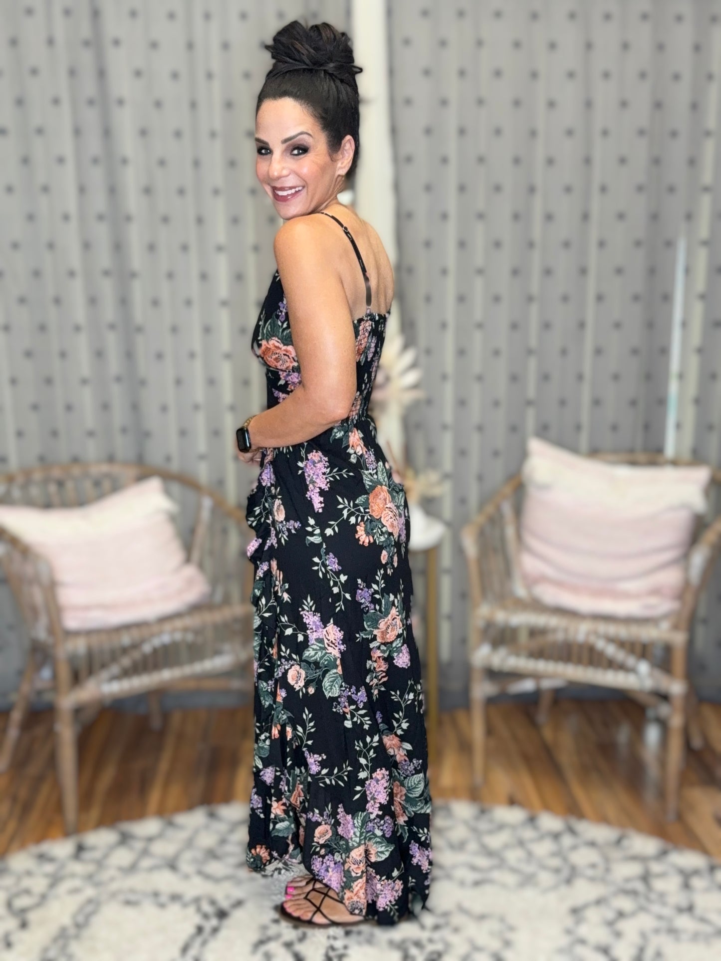 Spring Blooms Maxi Dress