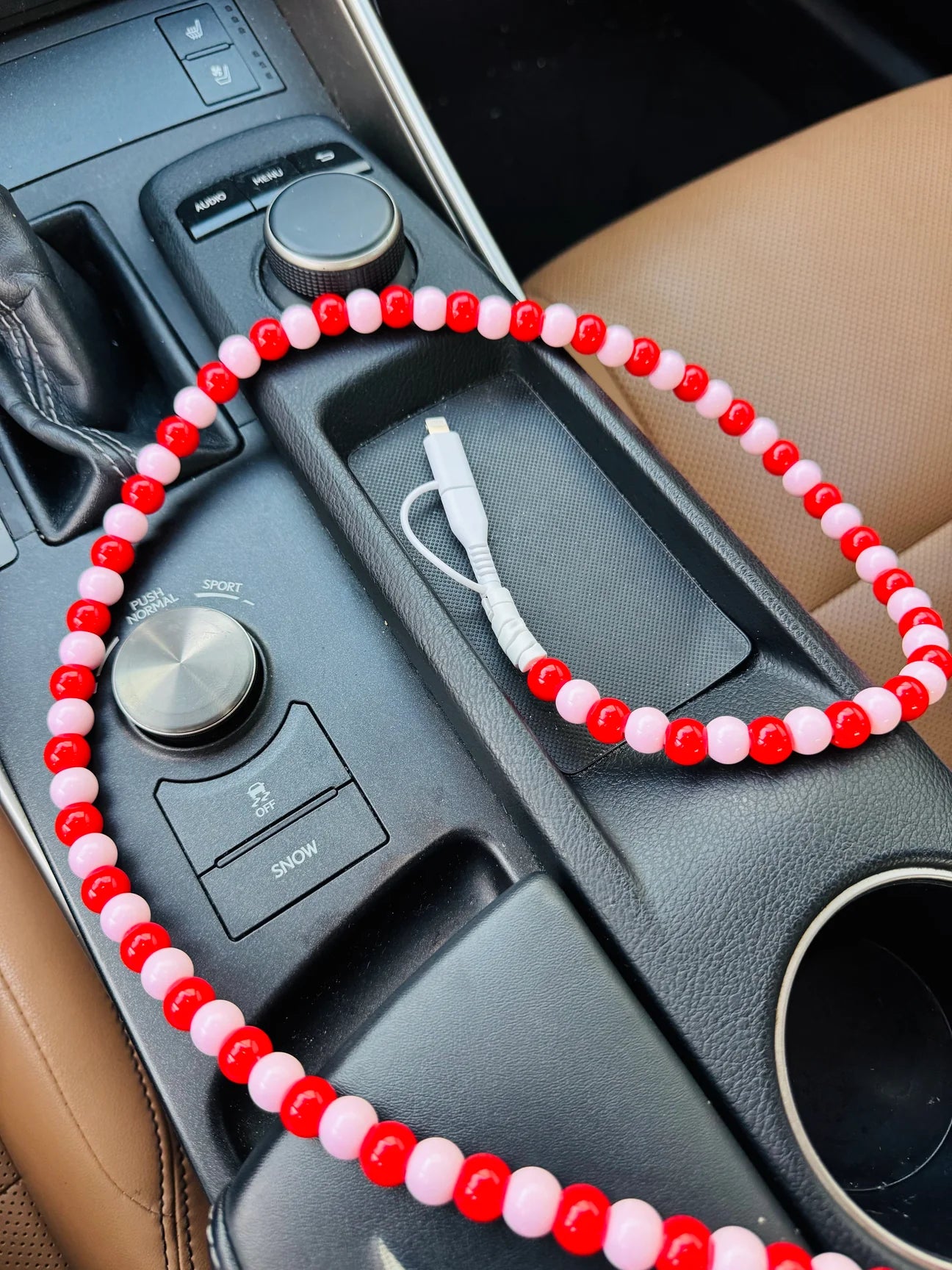 2-in-1 Beaded USB Charger - 11 colors