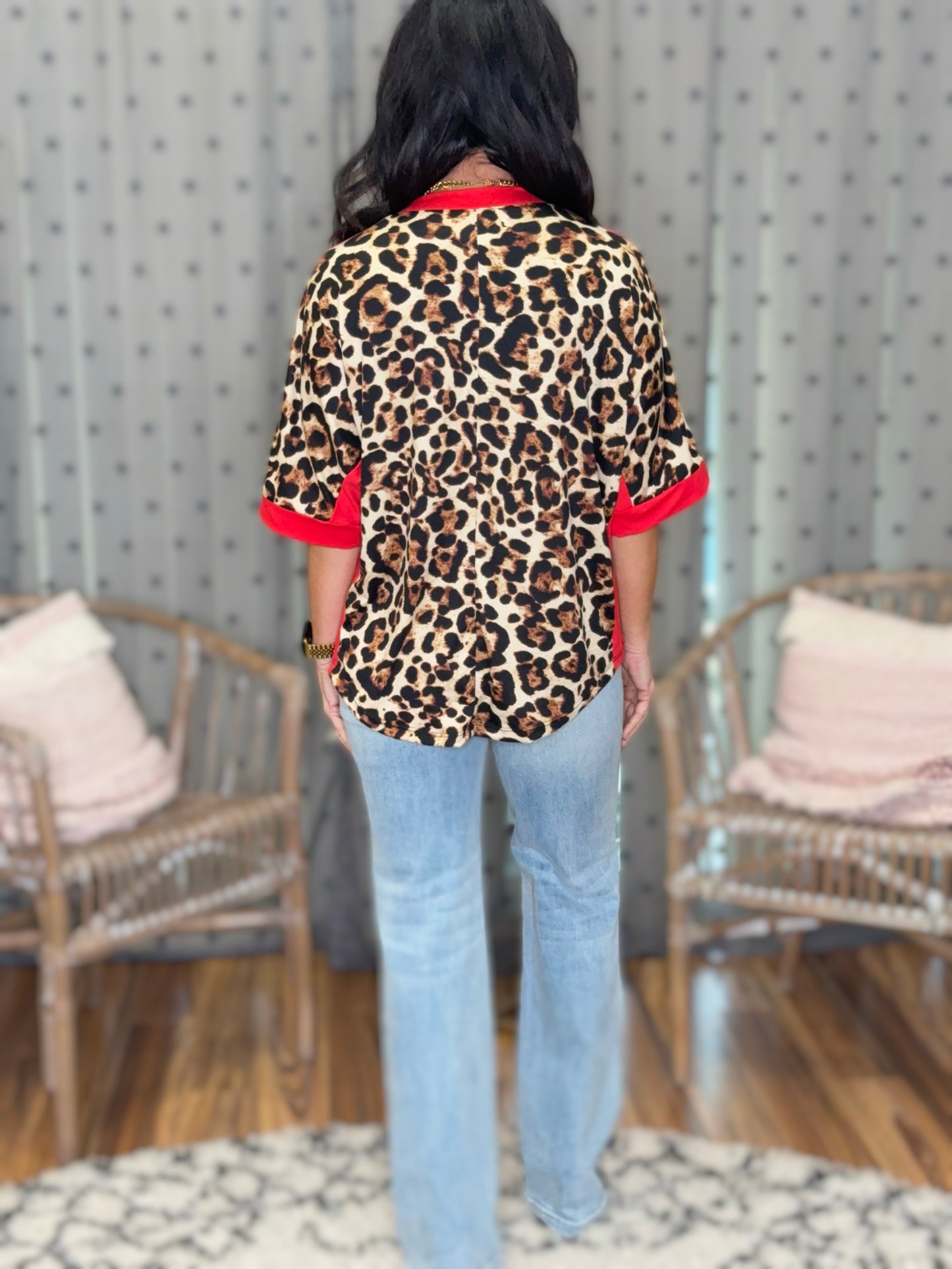 FIERCE & FLIRTY CHEETAH TOP