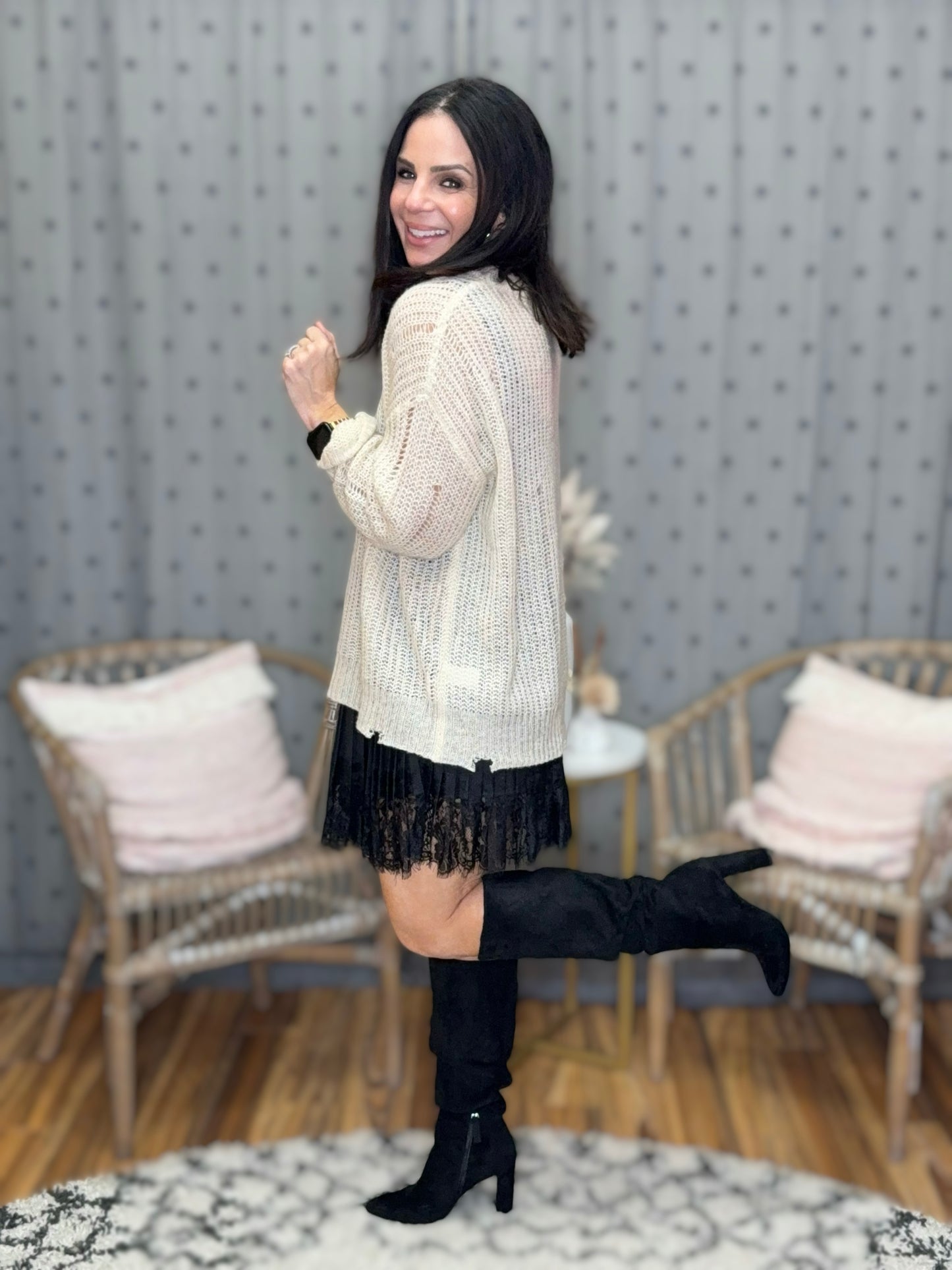 Viviane Lace Slip Skirt