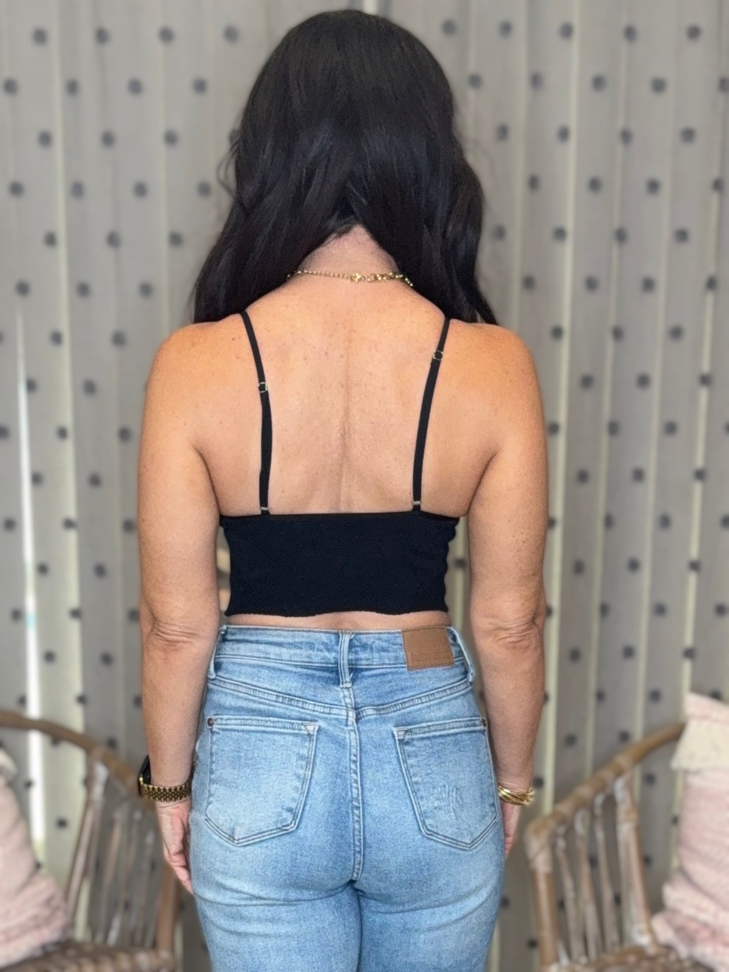 Floral Textured Padded Bralette - 3 colors