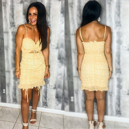 Anabelle Floral Ruched Dress