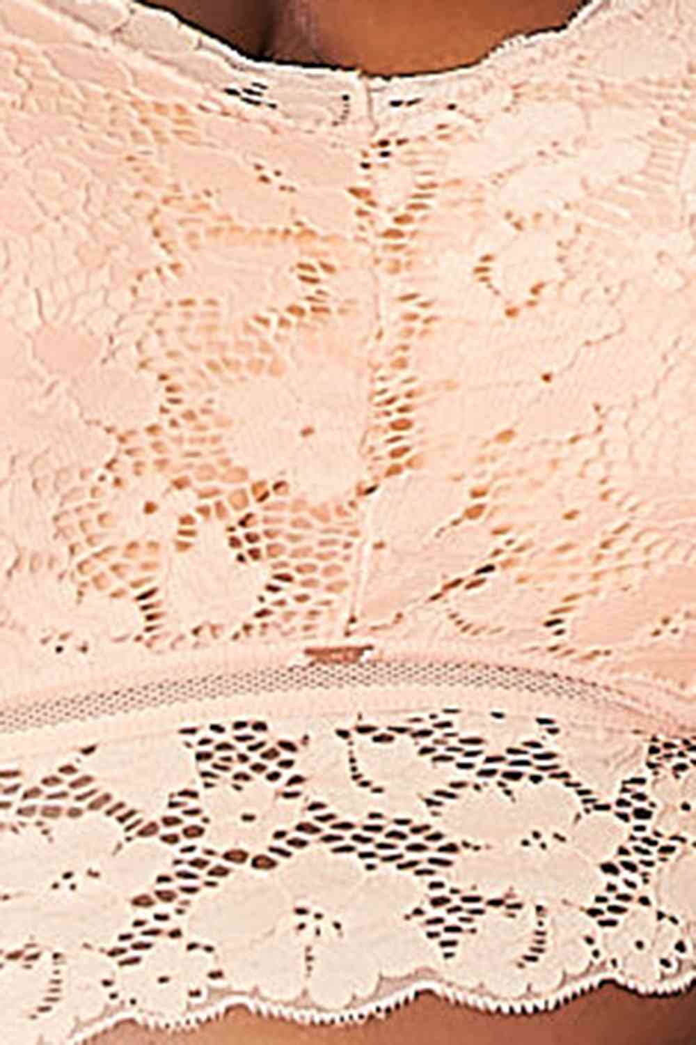 Juliette Lace Bralette - Light Apricot