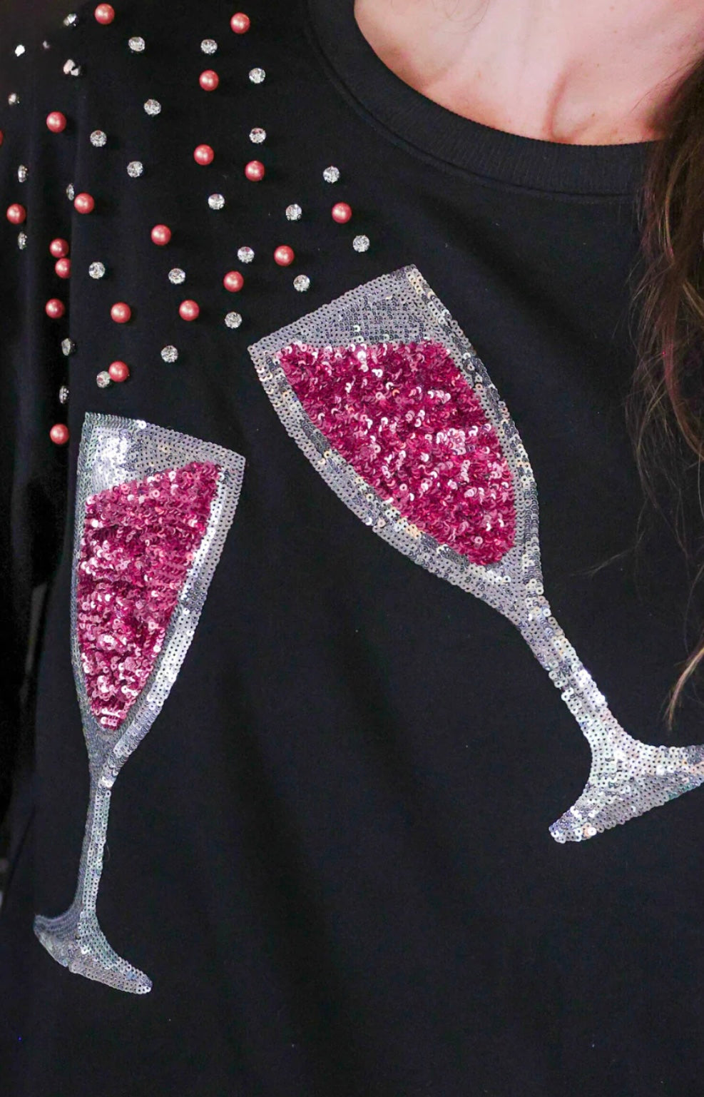 Pop the Champagne Pullover