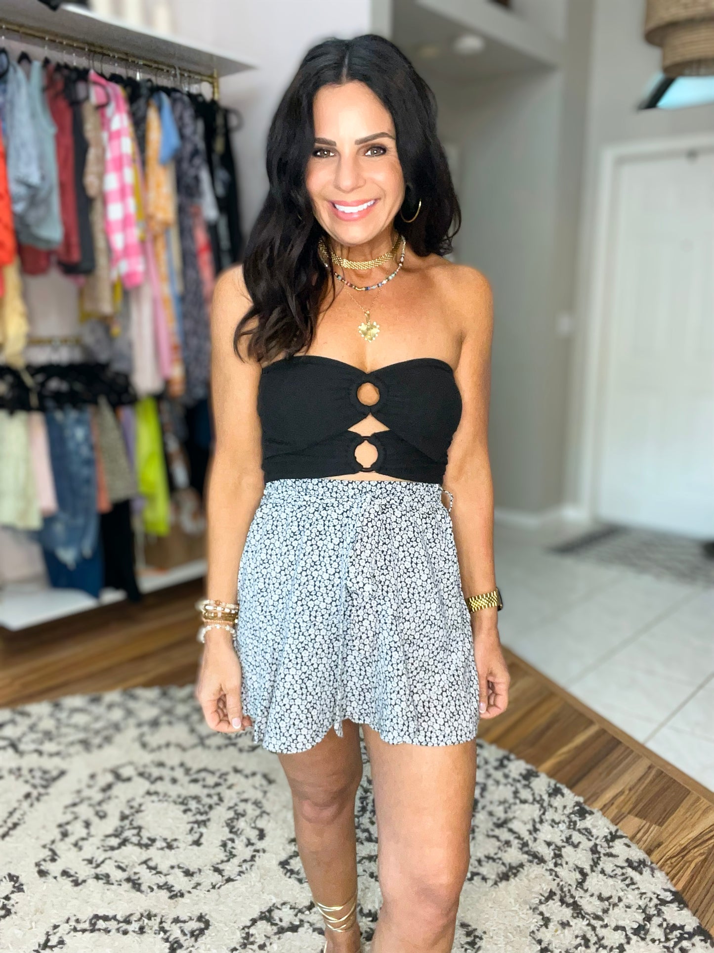 Summer Crush Strapless Crop Top