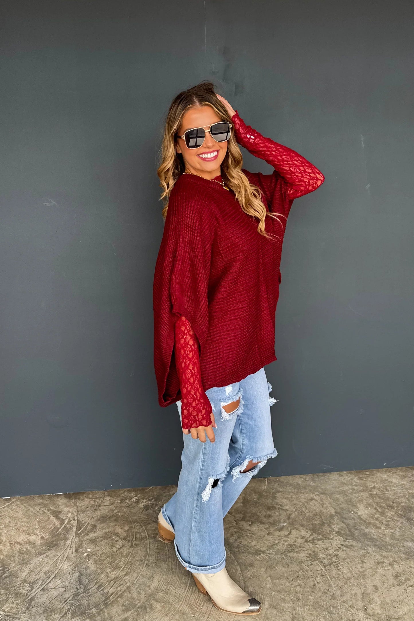 Meg Pullover Poncho - 4 colors