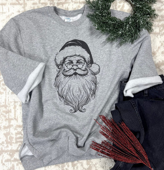 Whimsical Santa Sweatshirt