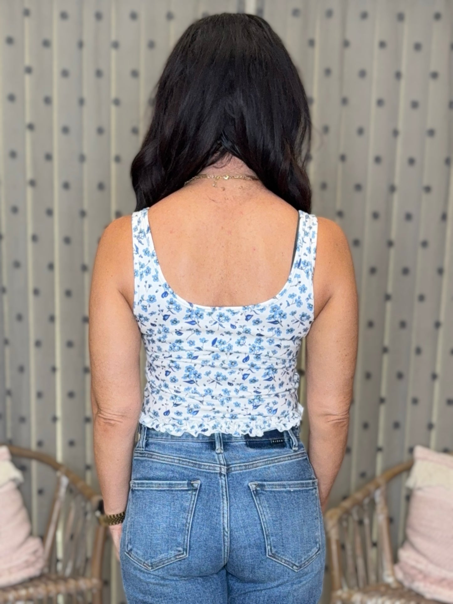 Flirty Blooms Tank Top