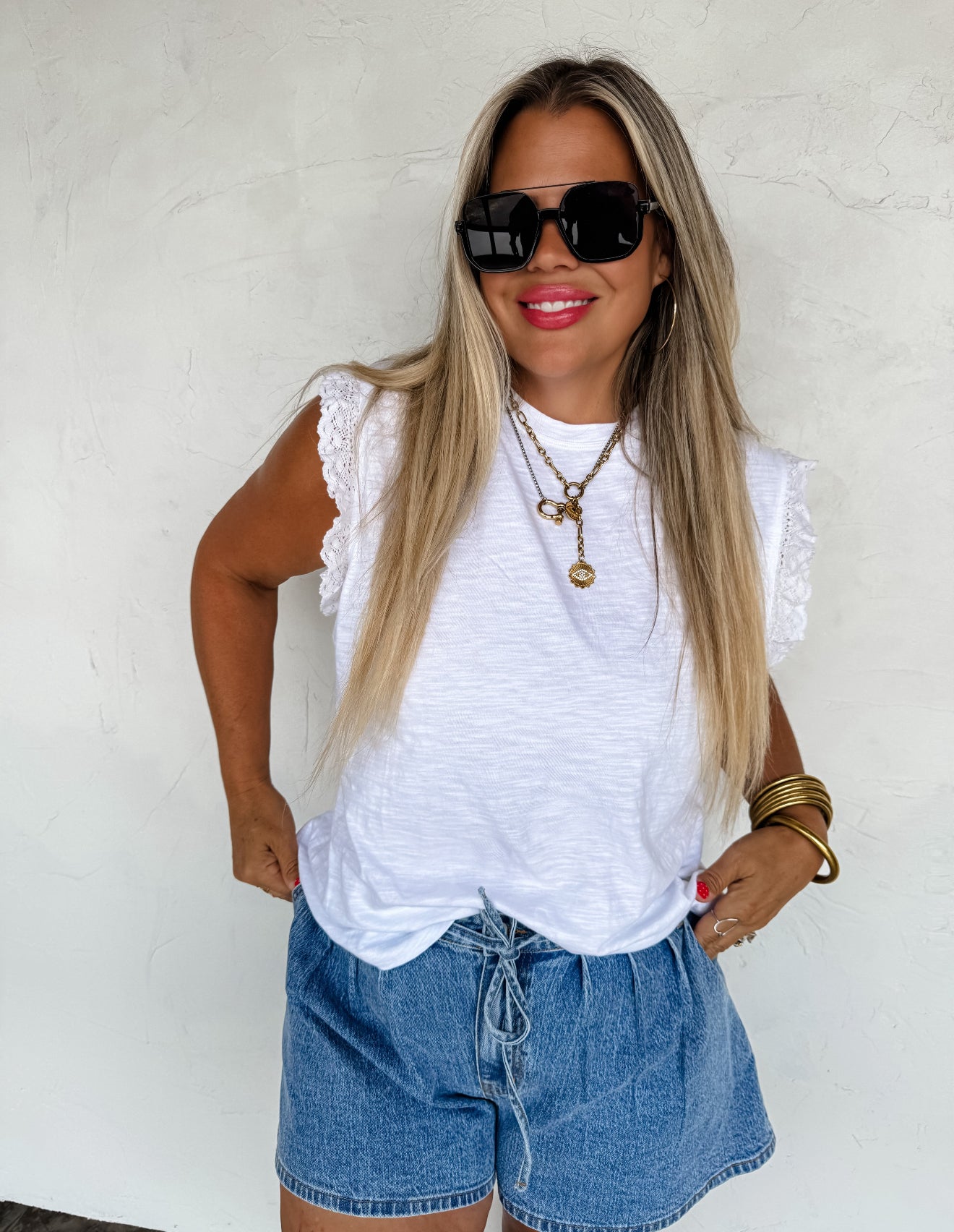 Sweet Lace Days Tank - 4 colors
