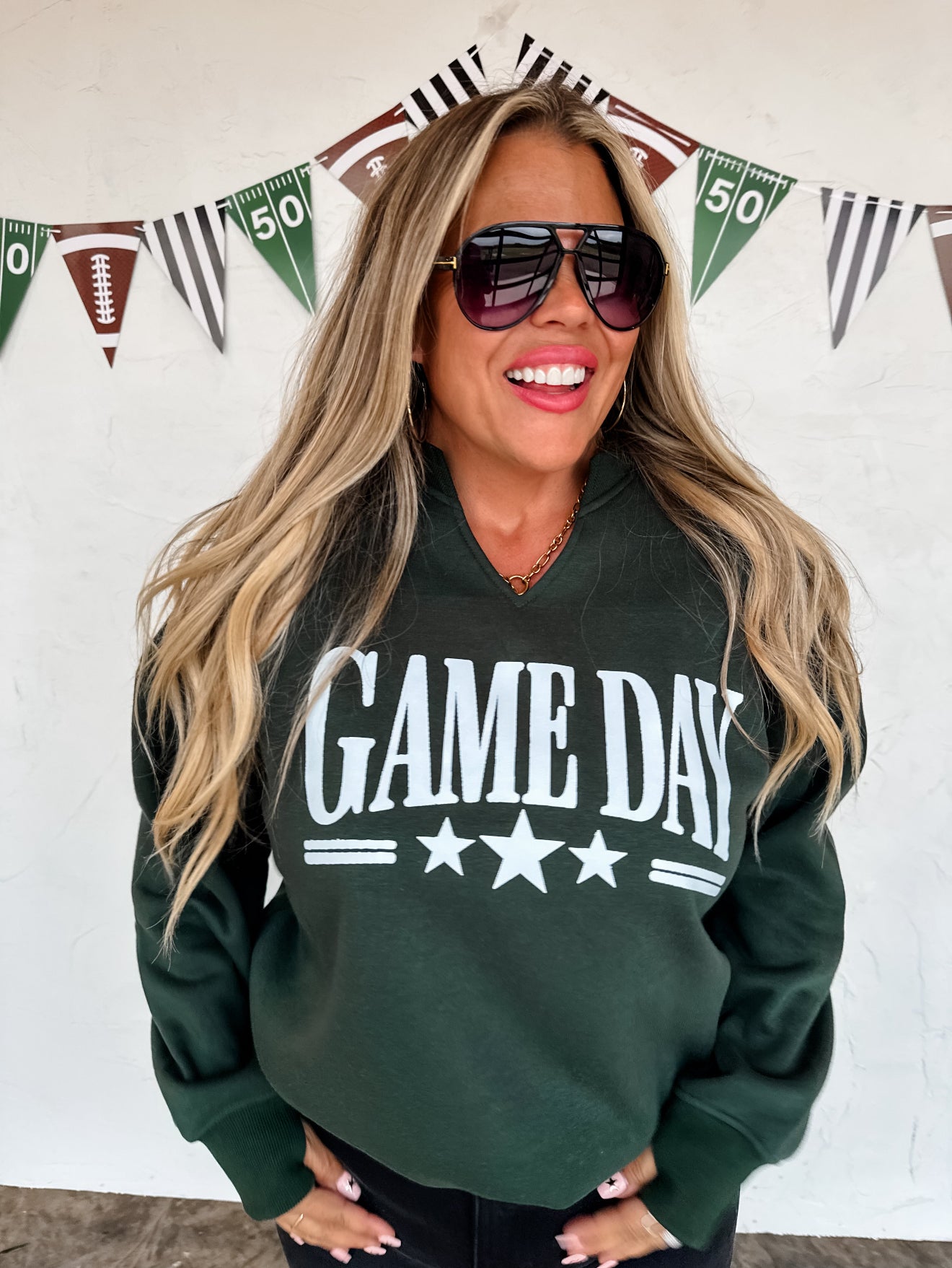 PREORDER - Kickoff Cut Sweatshirt - Green