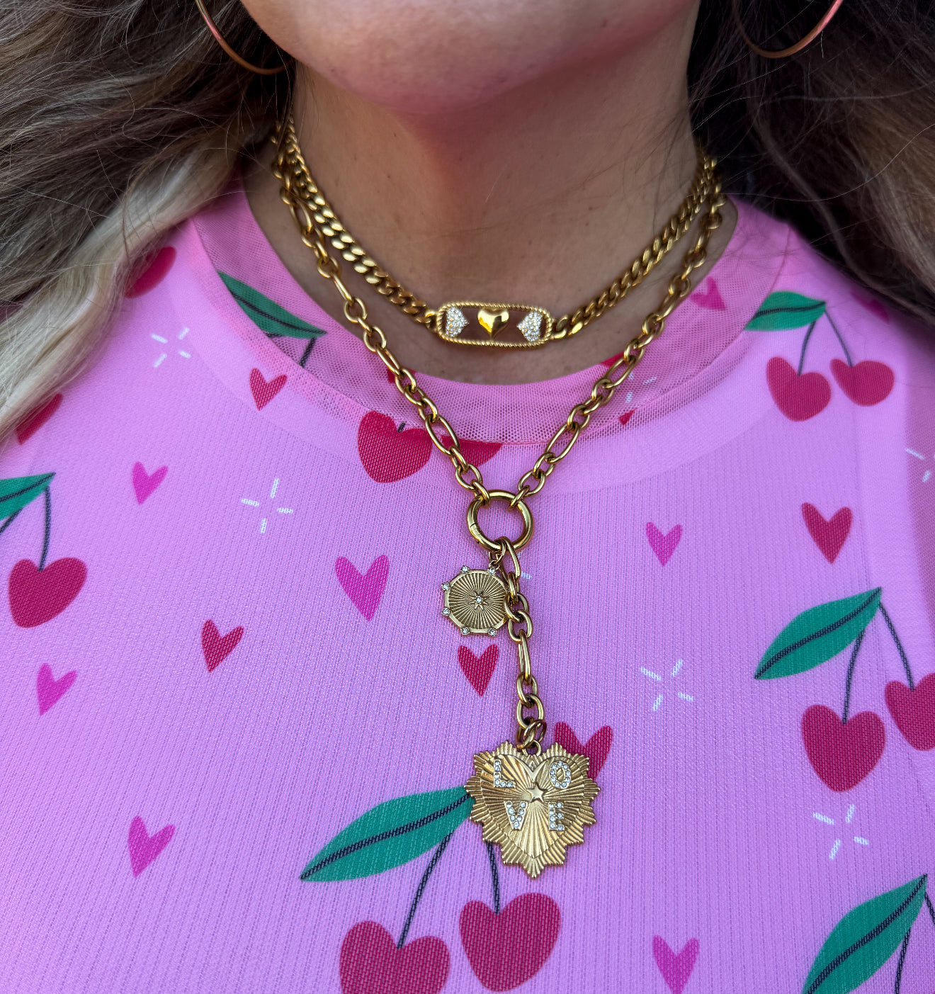 PREORDER - Amour Link Charm Necklace