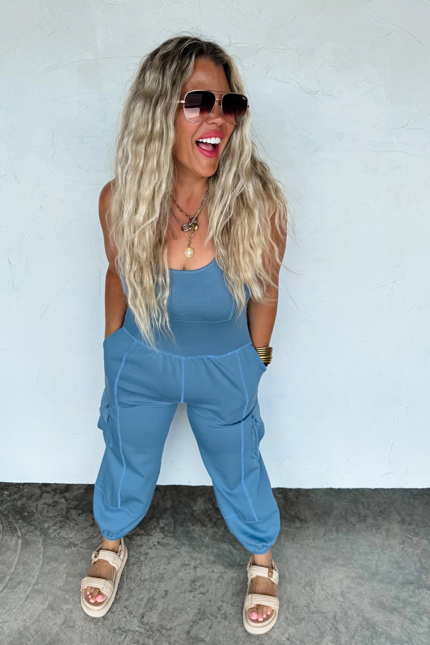 All Set Tank Jumpsuit - 3 colors