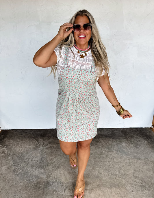 PREORDER - Lilly Floral Skirt Overalls - 3 patterns