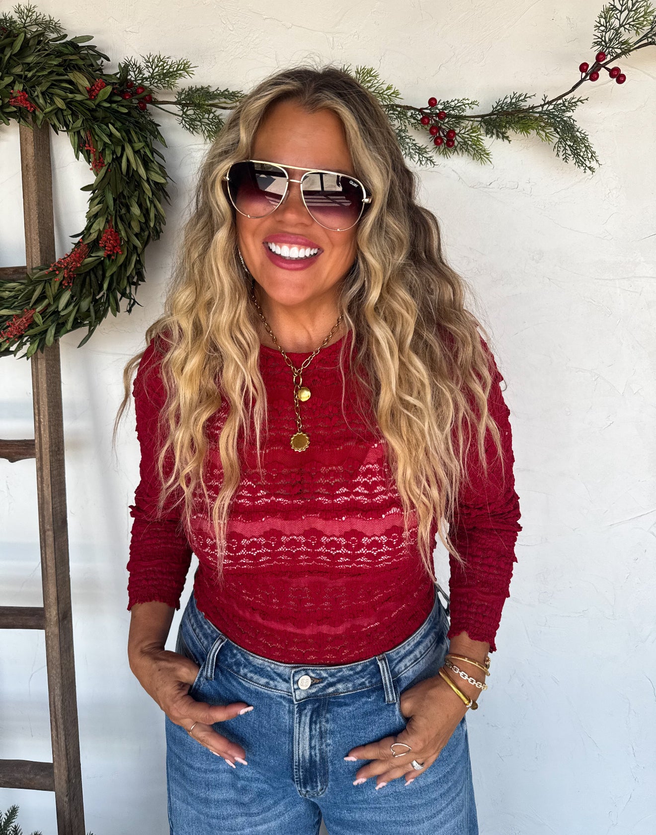 PREORDER - Long Sleeve Rosalie Top - 3 colors