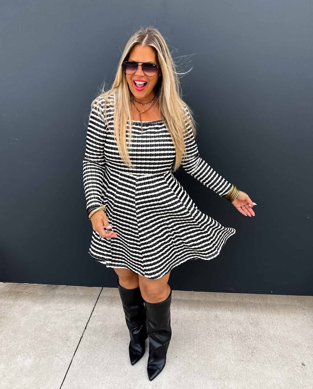 PREORDER - Kate Striped Dress - 2 colors