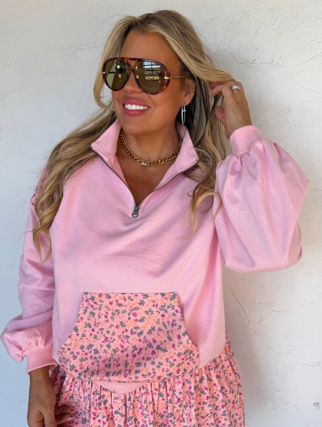 PREORDER - Just Living Quarter-Zip Pullover - 2 prints