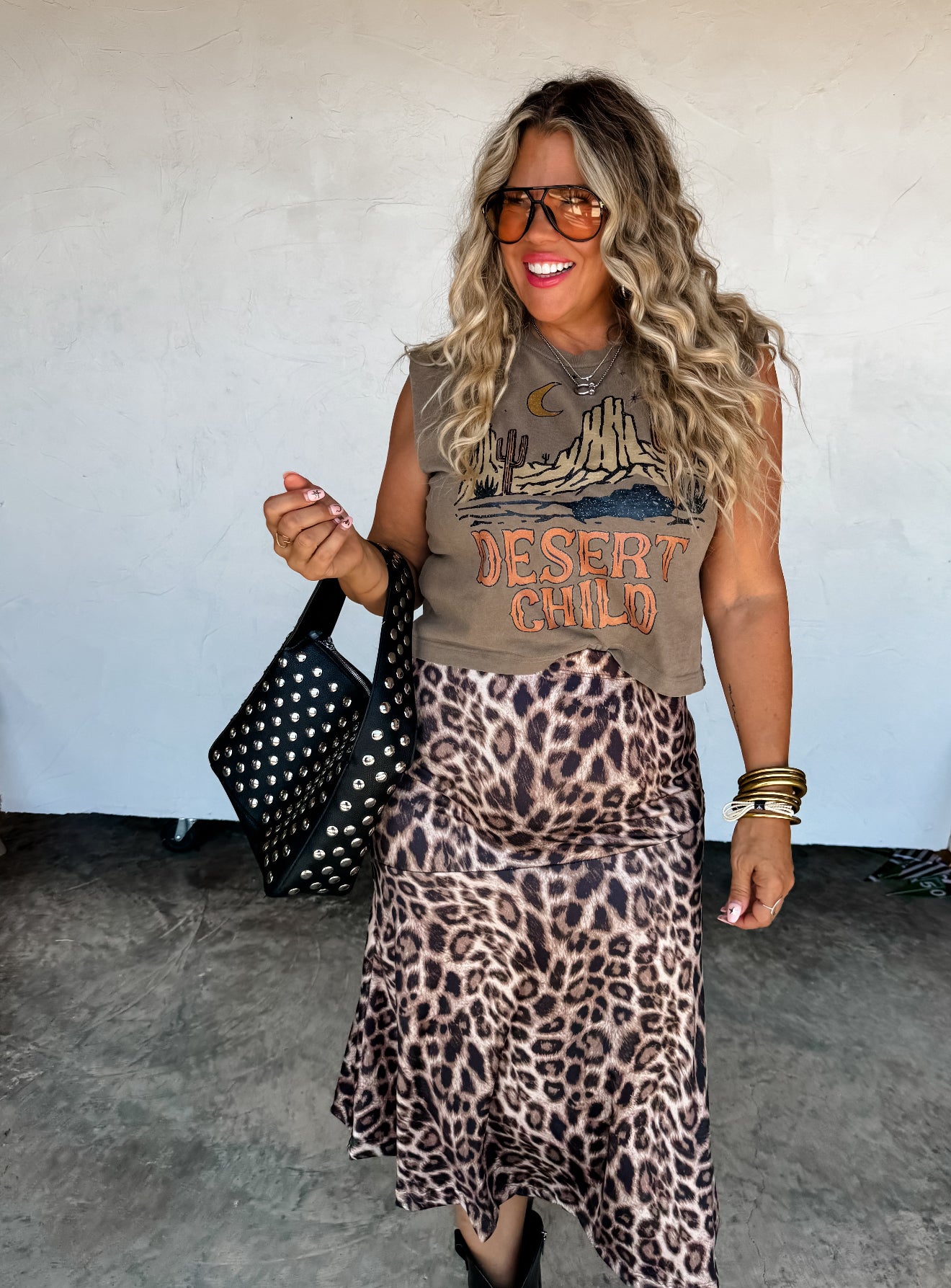 Kyleigh Cheetah Skirt