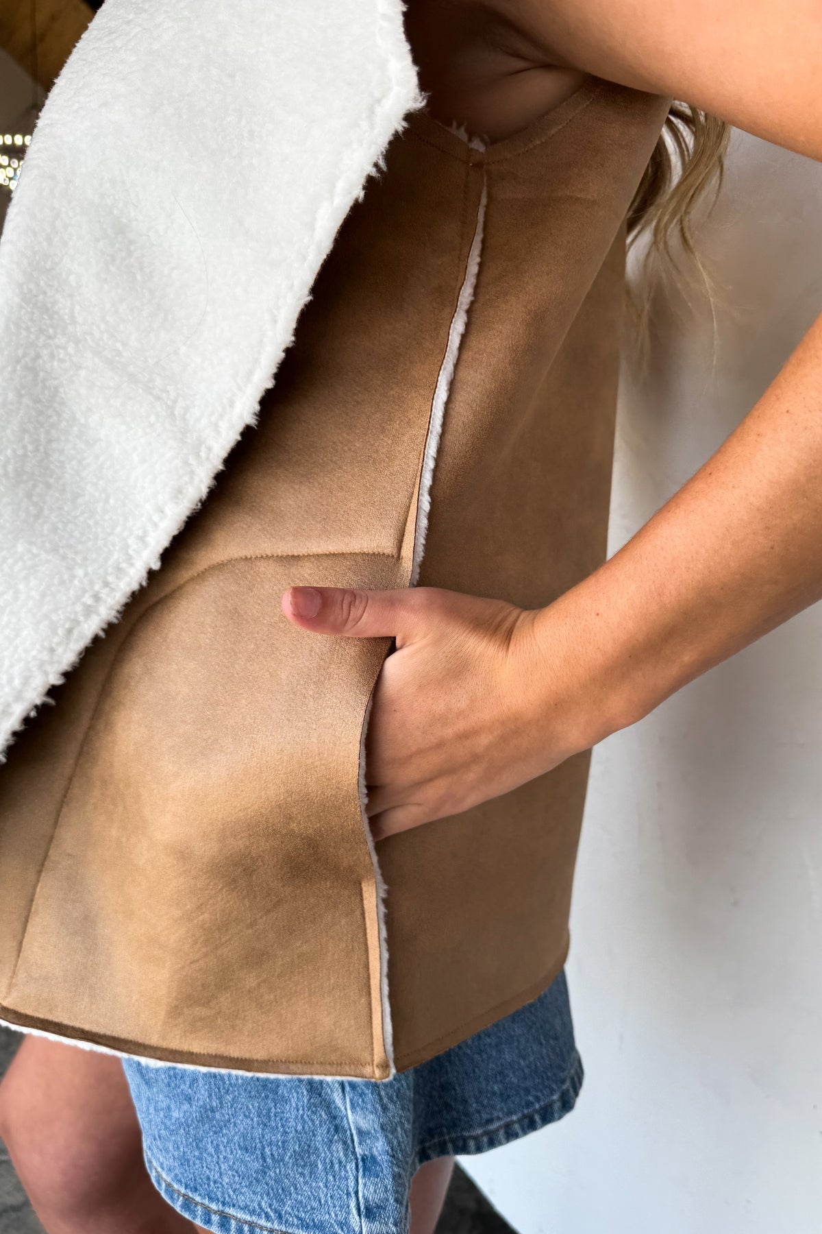 PREORDER - Collins Suede Vest