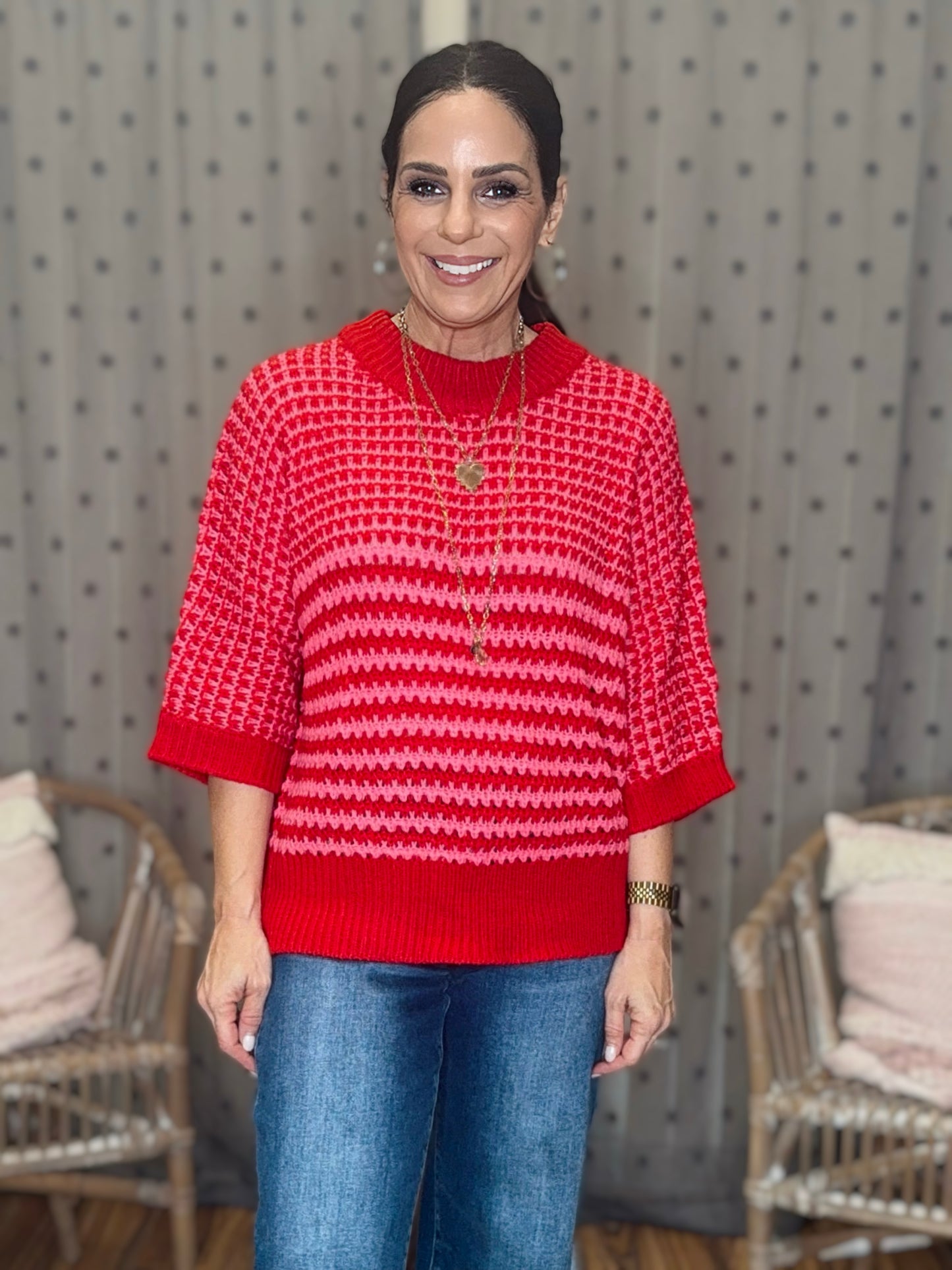 Candy Crush Chunky Knit Sweater