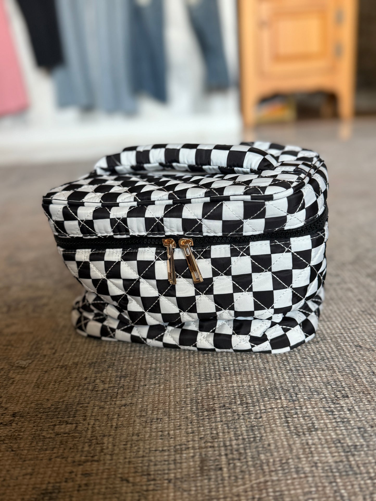 Jetsetter Quilted Bag - Checkerboard