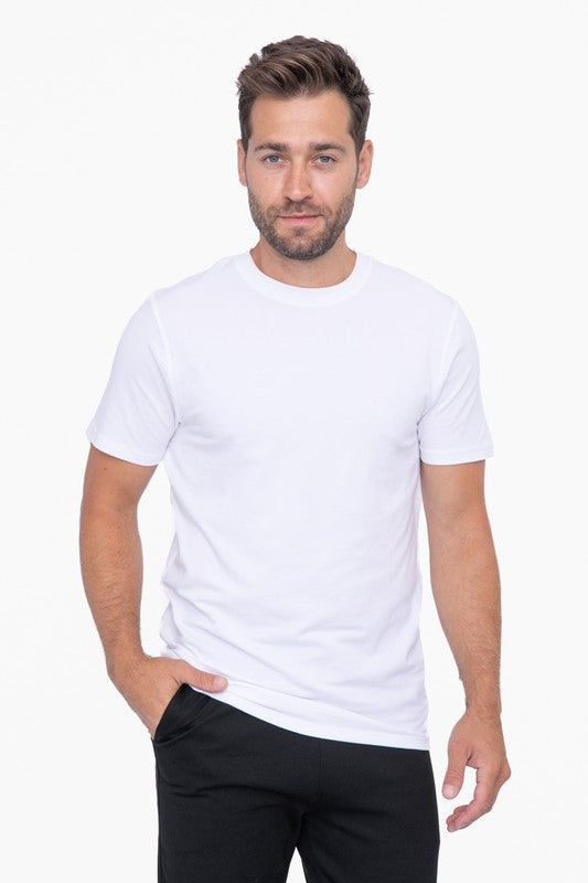 Men's Pima Cotton Blend Short Sleeve Tee