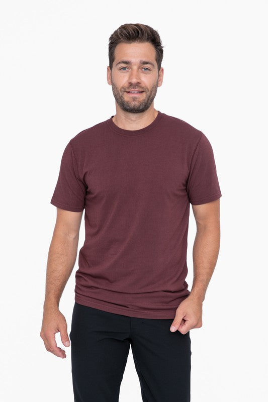 Men's Pima Cotton Blend Short Sleeve Tee