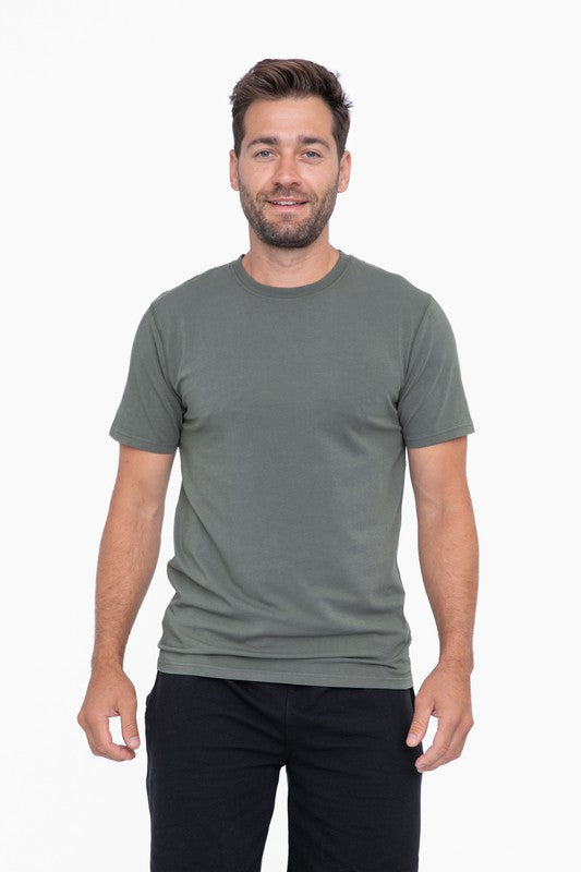 Men's Pima Cotton Blend Short Sleeve Tee