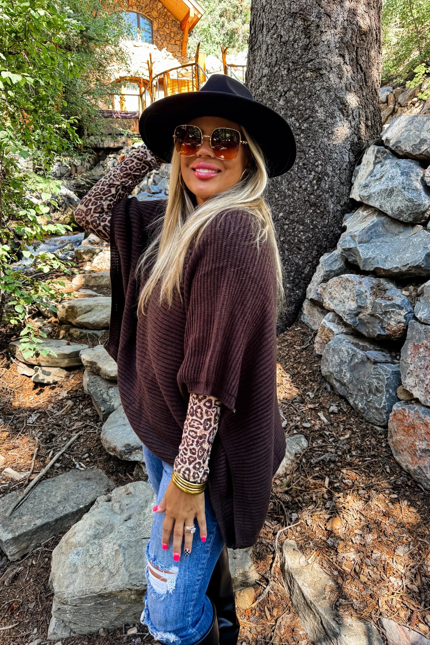 Meg Pullover Poncho - 4 colors