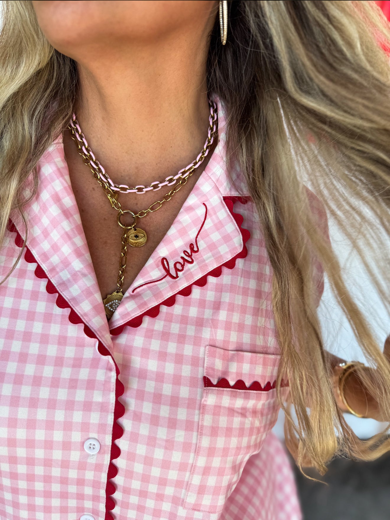 PREORDER - Gingham Love Luxe PJ Set
