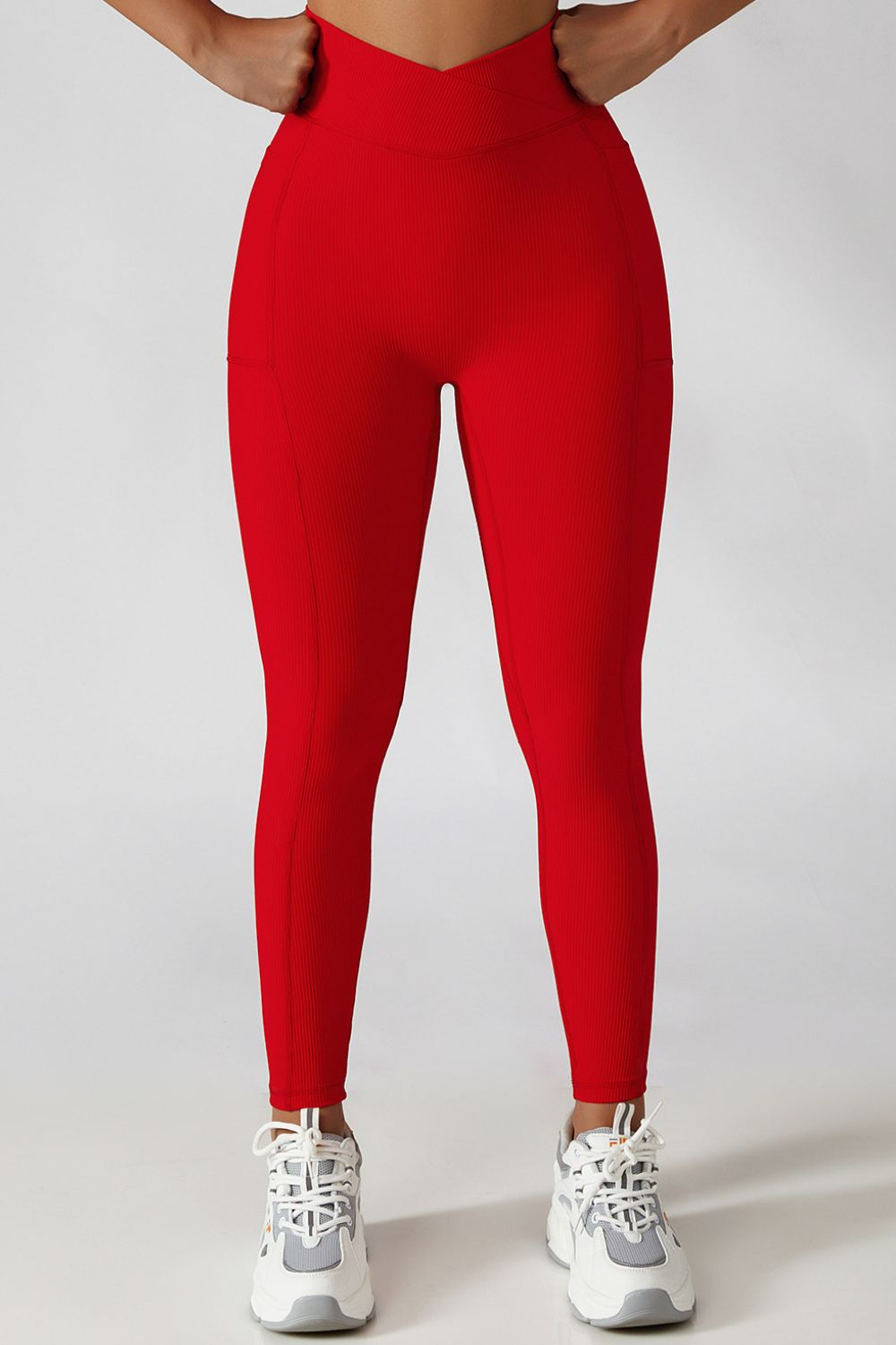 Maggy Crossover Waist Active Leggings - 9 colors