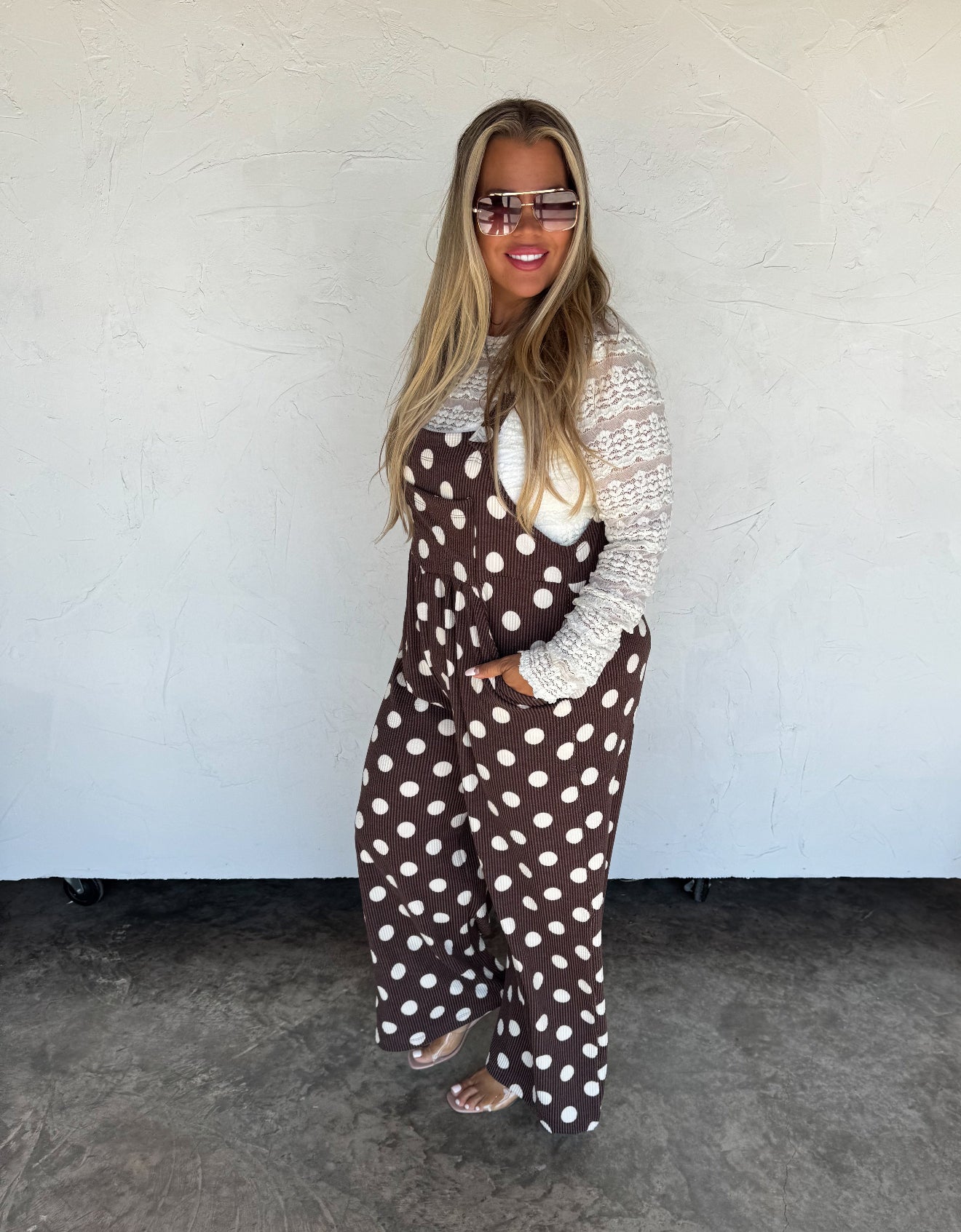 PREORDER - Karli Polka Dot Overalls - 3 colors