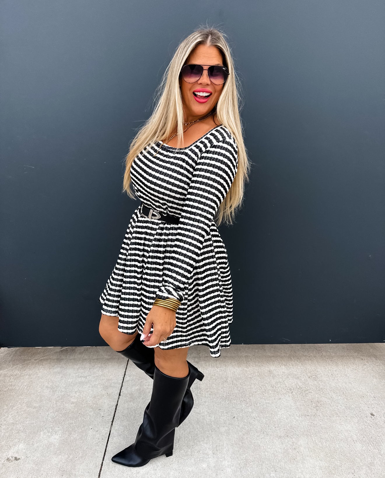 PREORDER - Kate Striped Dress - 2 colors
