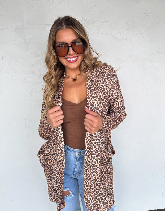 PREORDER - Camo & Cheetah Print Lola Cardigans