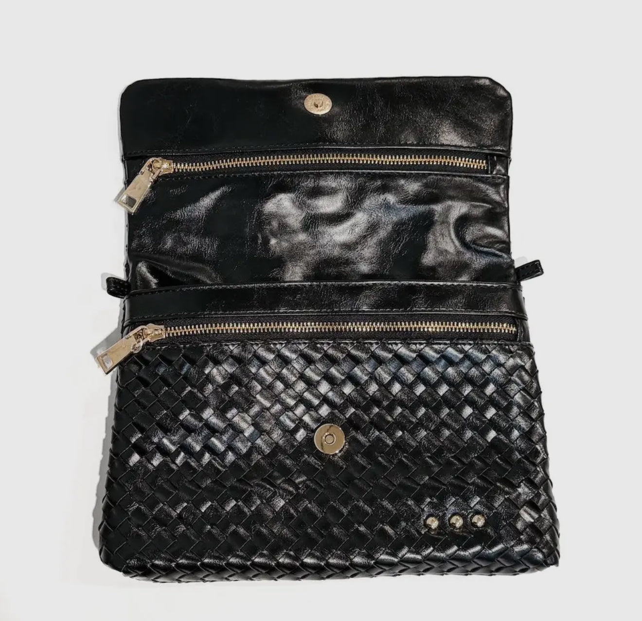 PREORDER - Wrenlee Woven Flap Crossbody - 3 colors