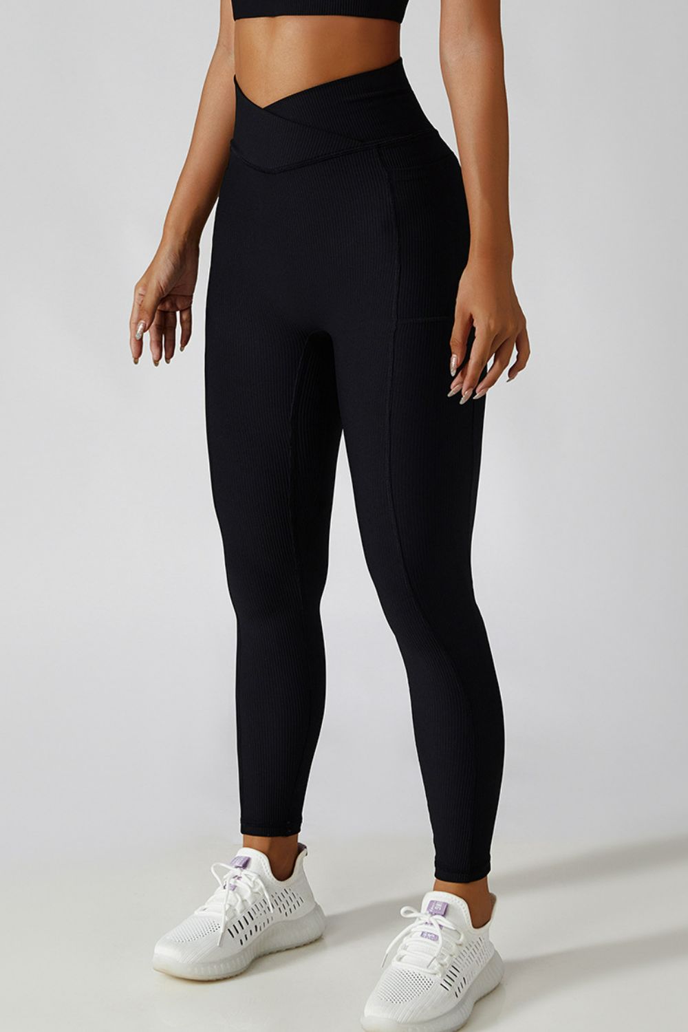 Maggy Crossover Waist Active Leggings - 9 colors