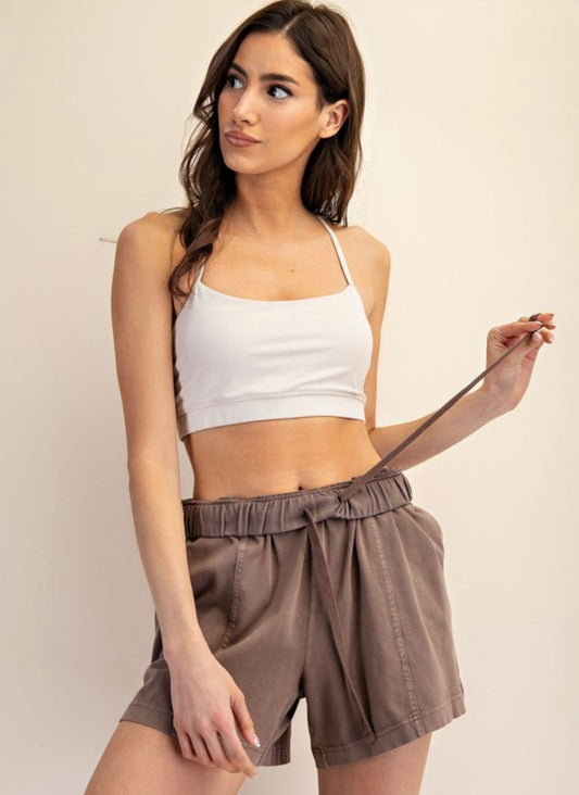 PREORDER - Sunday Morning Shorts in Mocha