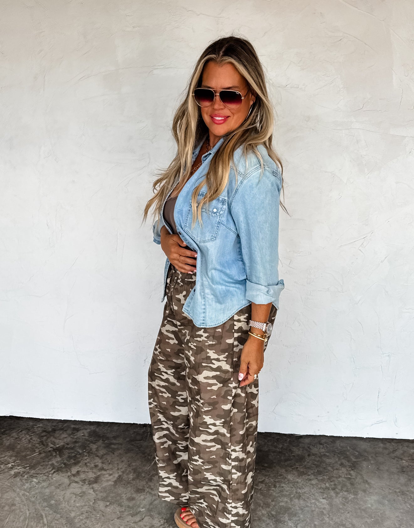 PREORDER - Dolly Denim Top
