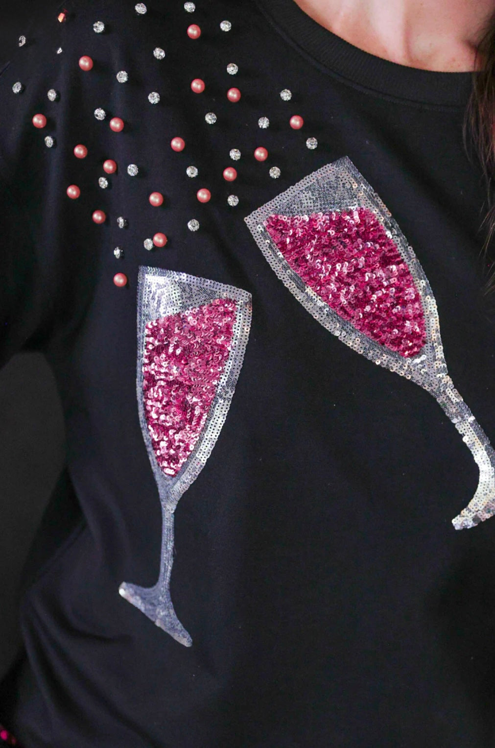 Pop the Champagne Pullover