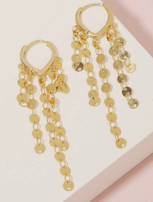 Goldie Chain Fringe Earrings