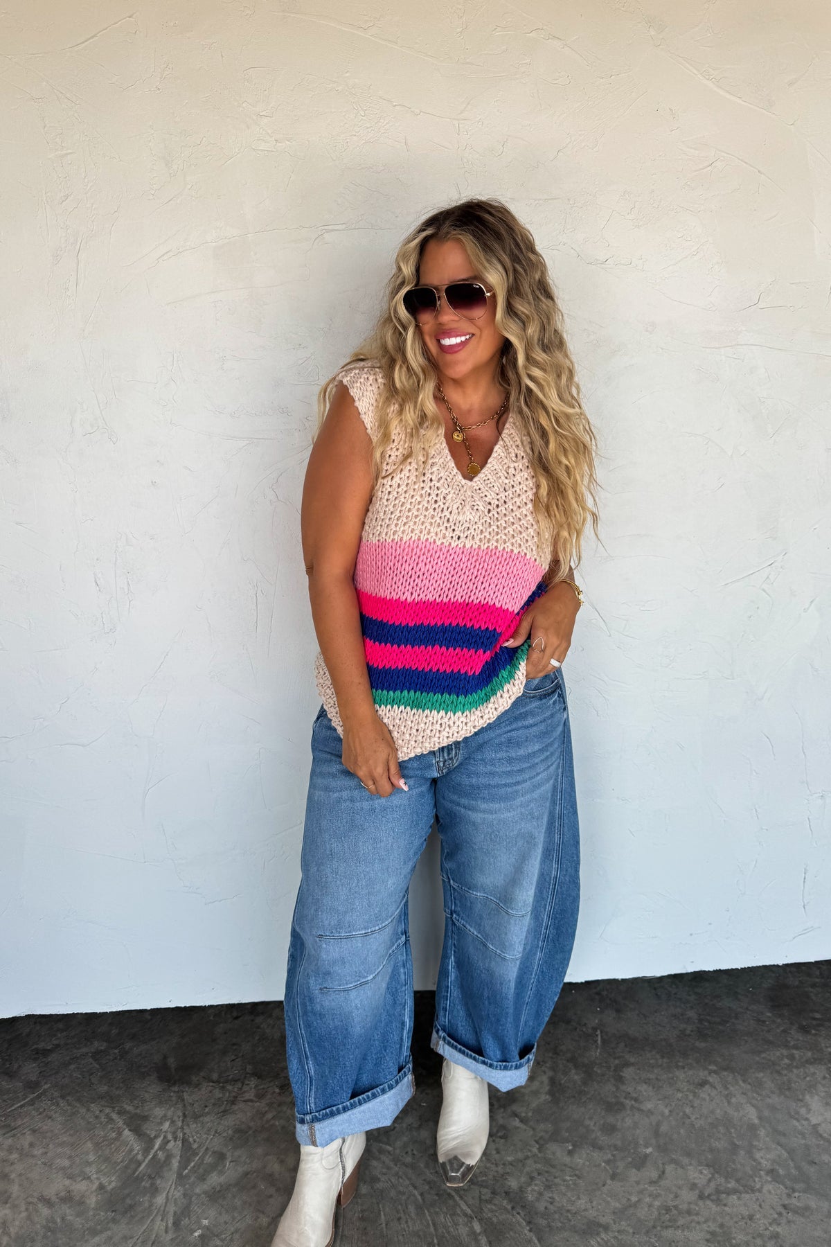 PREORDER - Charlotte Sweater Vest - 2 colors