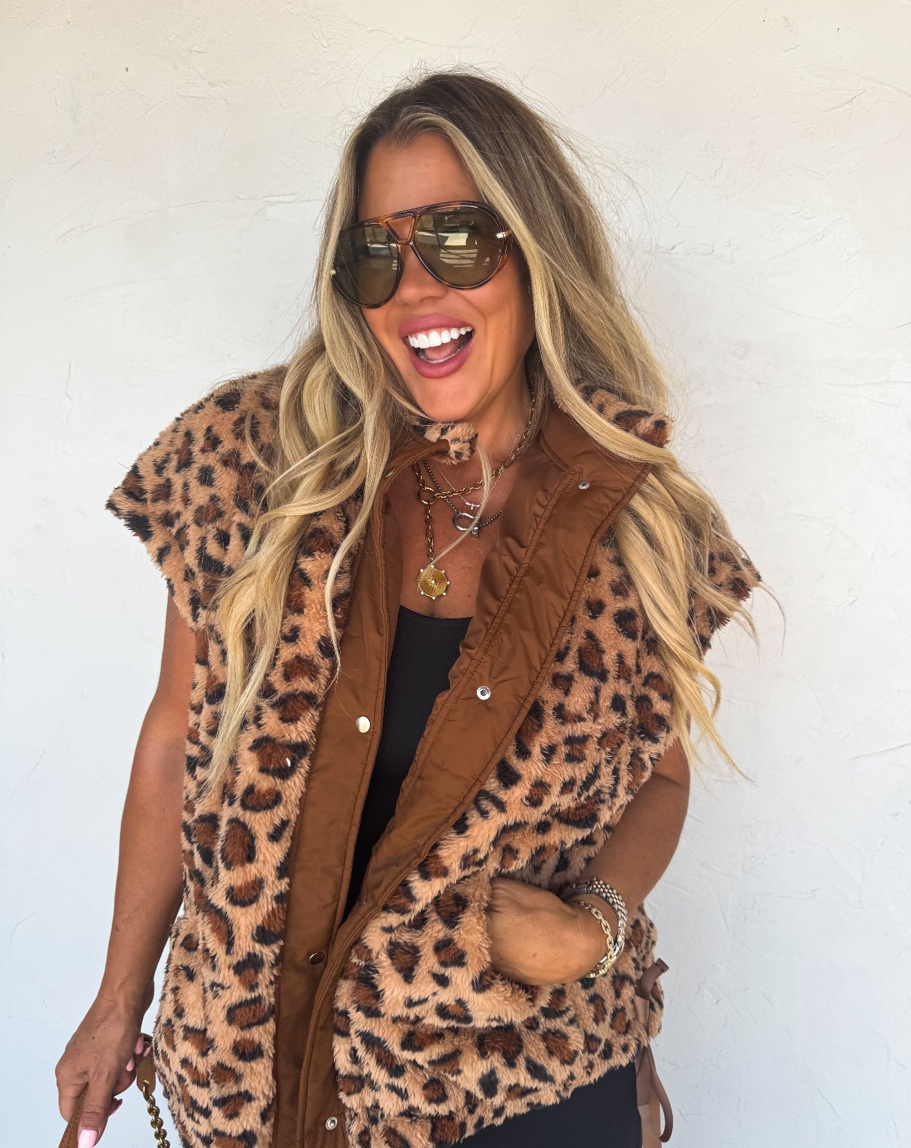 PREORDER - Linden Sherpa Vest Jacket - 4 colors