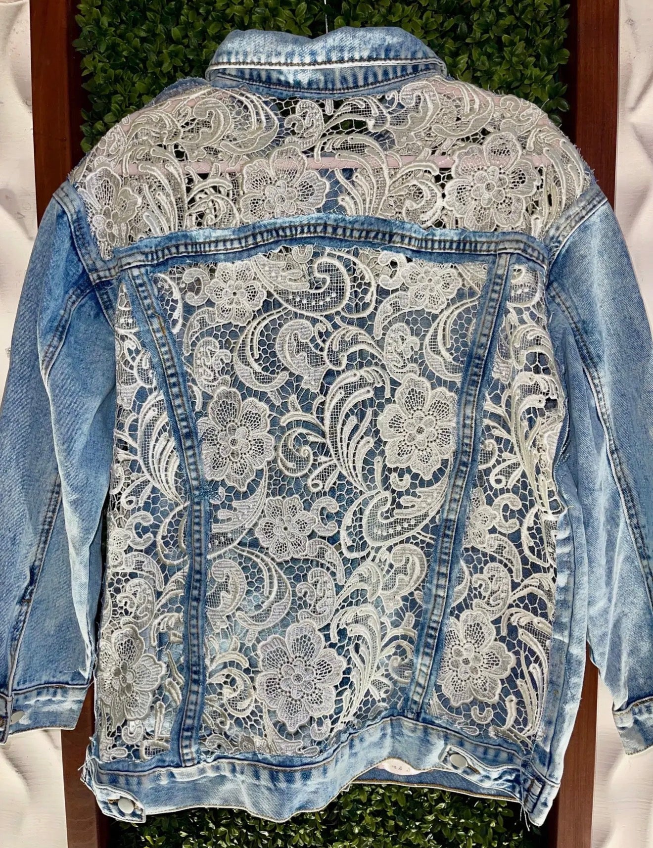 Melrose Lace Denim Jacket