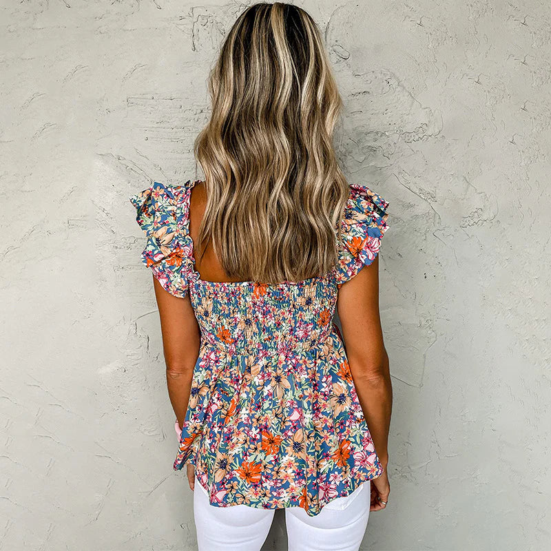 Flirty Floral Top