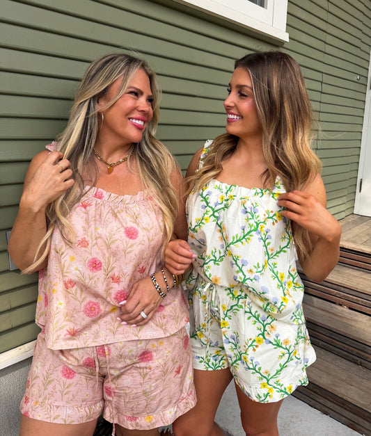 PREORDER - Springing into Sunday Lounge Set - 2 colors