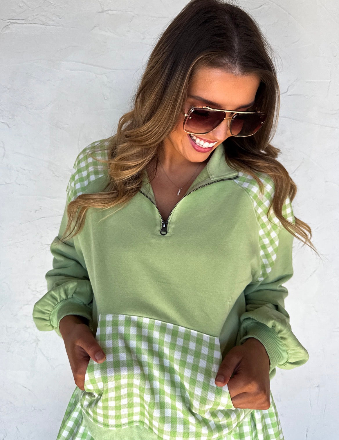 PREORDER - Just Living Quarter-Zip Pullover - 2 prints