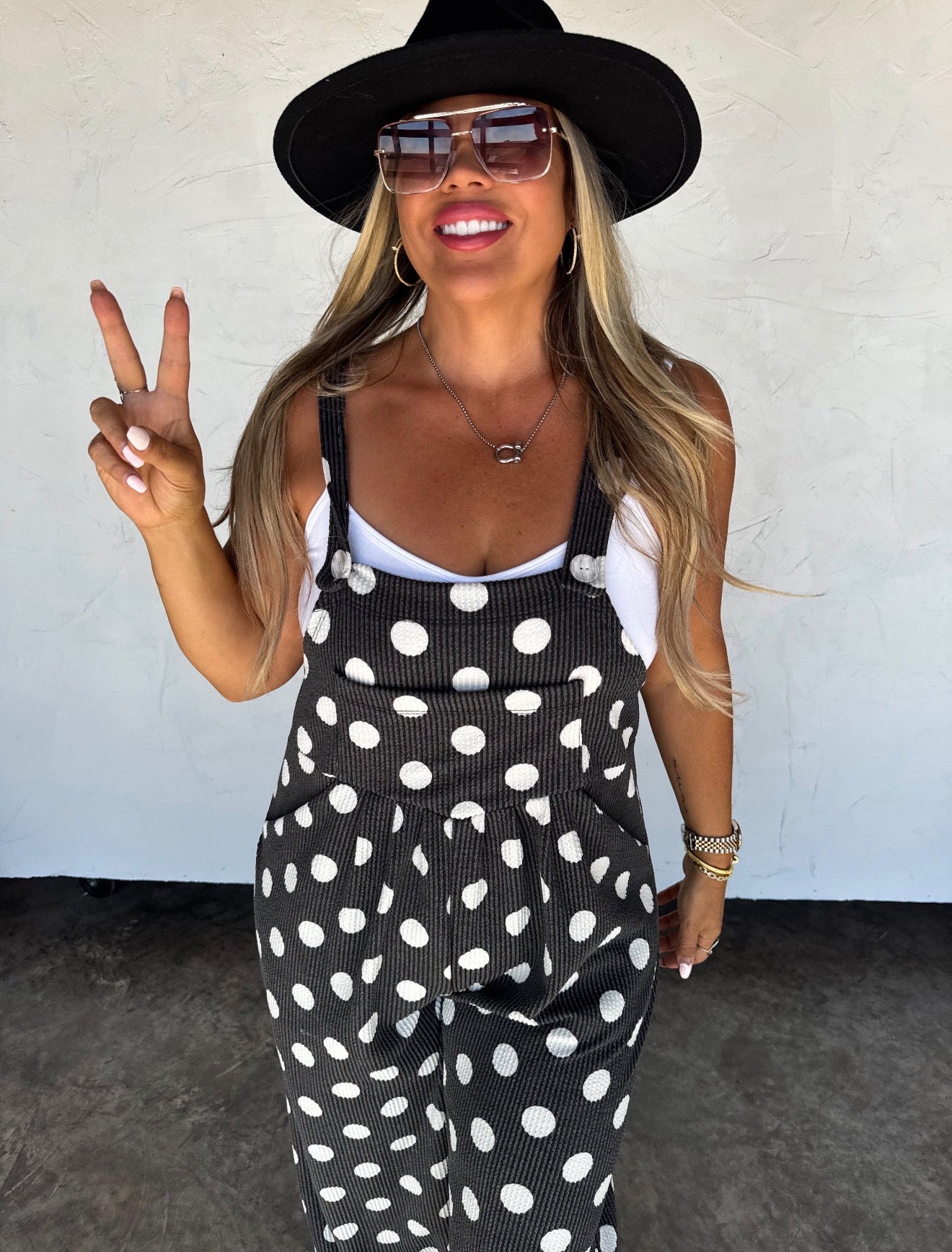 PREORDER - Karli Polka Dot Overalls - 3 colors