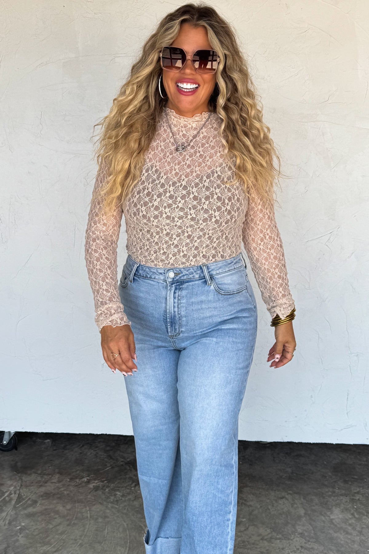 PREORDER - Leni Wide Cuff Jean