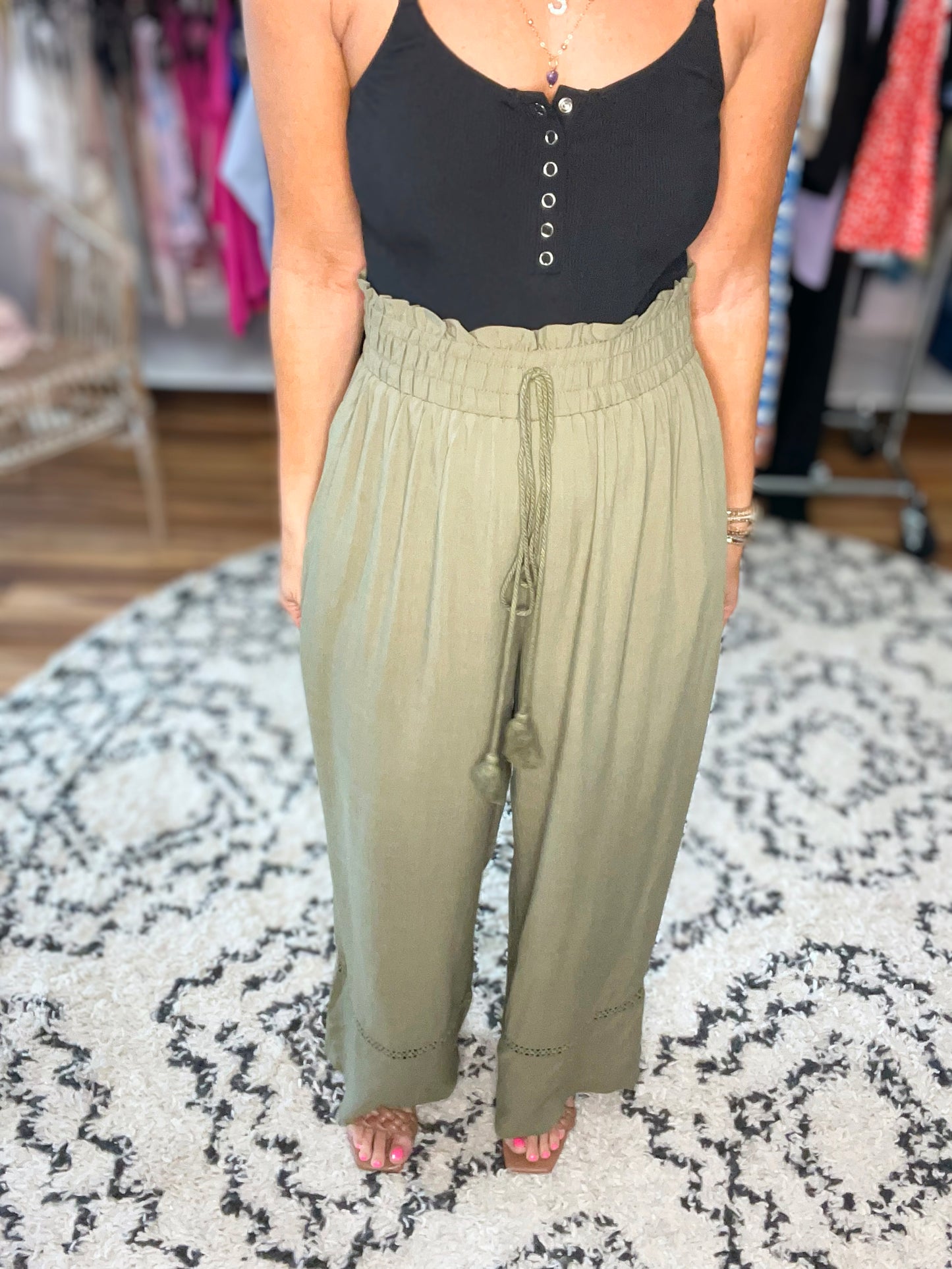 Exciting Escapade Wide Leg Pants