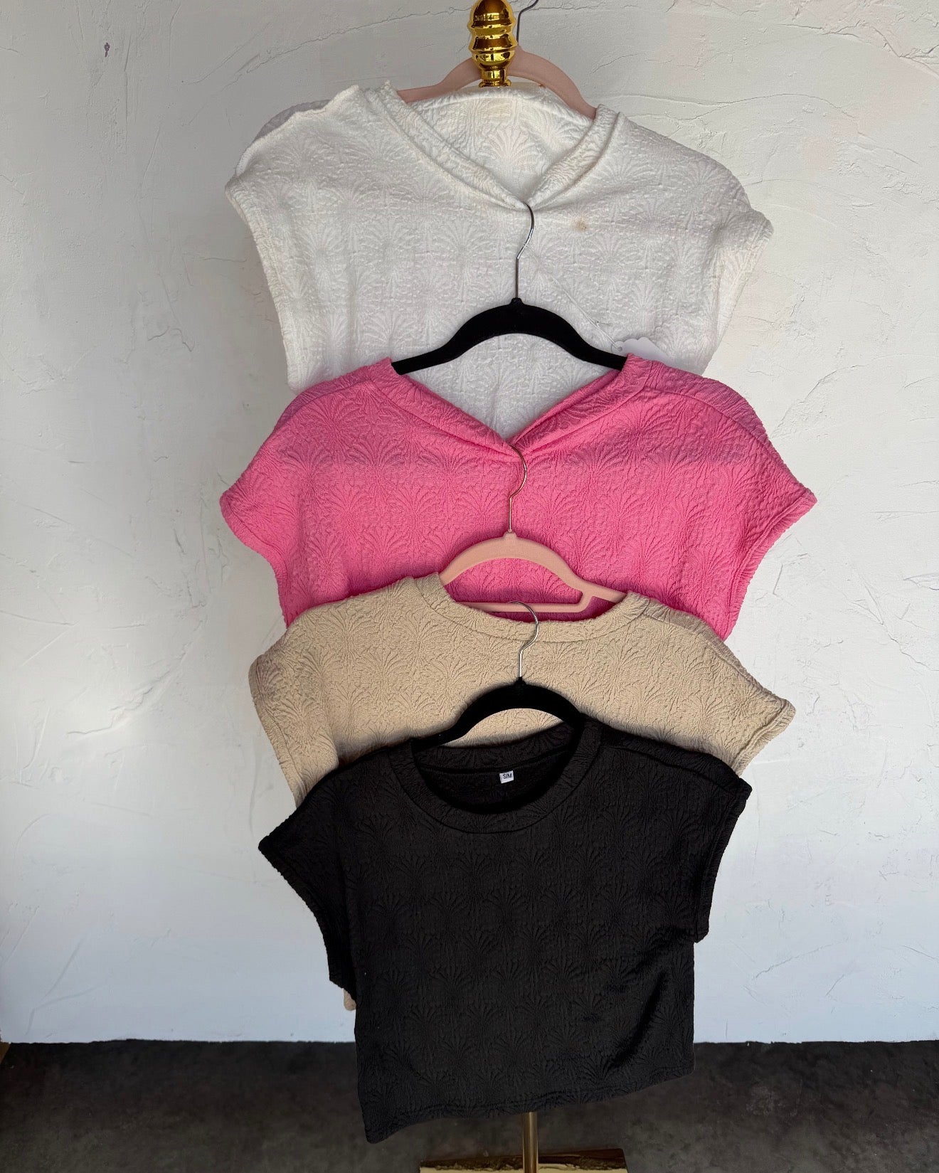 Harley Cap Sleeve Basic Top - 4 colors