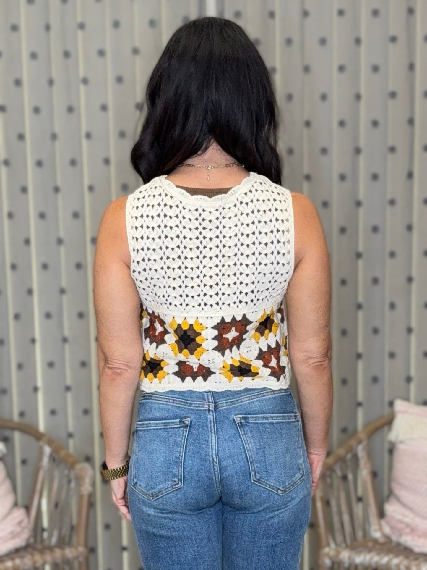 Soleia Crochet Vest